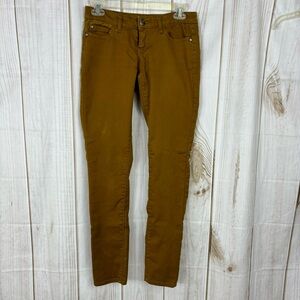 Celebrity Pink Jeans Low Rise Skinny Stretchy Comfort Pants Tan Size 1 Juniors